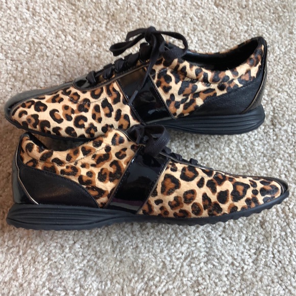 New! Cole Haan Bria Calf Hair Sneakers-8 - Picture 2 of 7